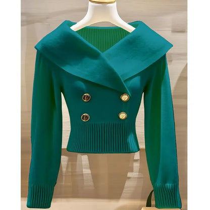 Maglione lavorato a maglia da donna, collezione 2025