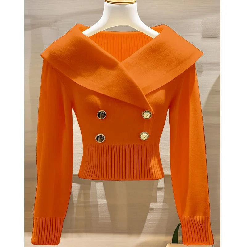 Maglione lavorato a maglia da donna, collezione 2025