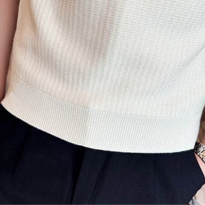 Polo da uomo in maglia slim