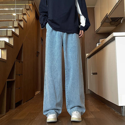 Jeans classici larghi da uomo