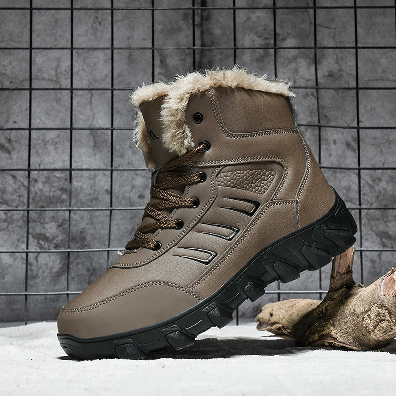 Stivali invernali da uomo in peluche