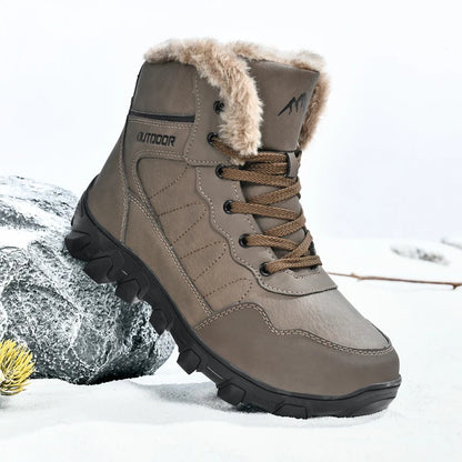 Stivali invernali da uomo in peluche