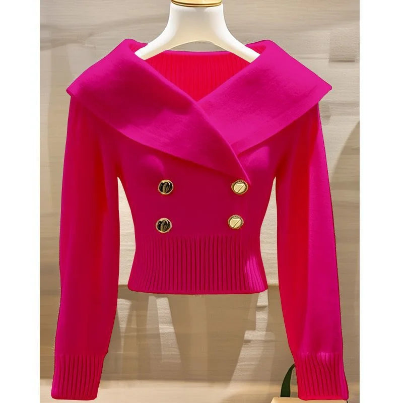 Maglione lavorato a maglia da donna, collezione 2025