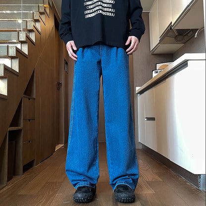 Jeans classici larghi da uomo