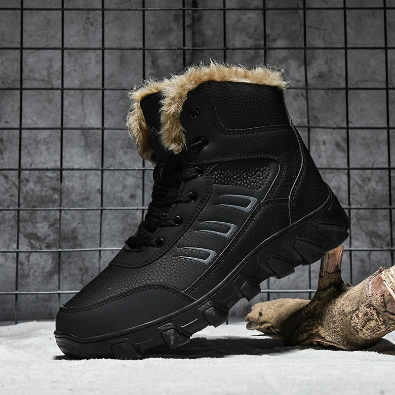 Stivali invernali da uomo in peluche