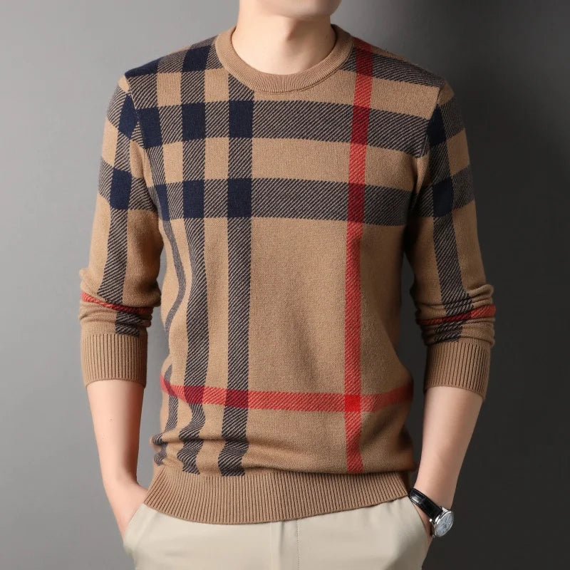 Maglione a righe da uomo